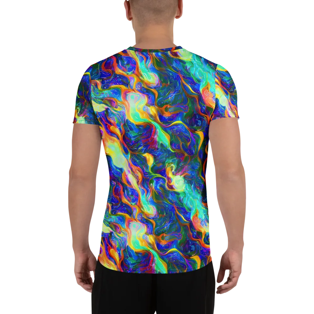 Mango Glasshouse on Men's Athletic T-Shirt — Back