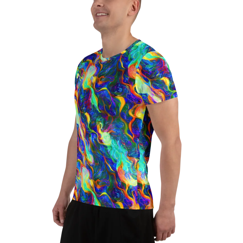 Mango Glasshouse on Men's Athletic T-Shirt — Left