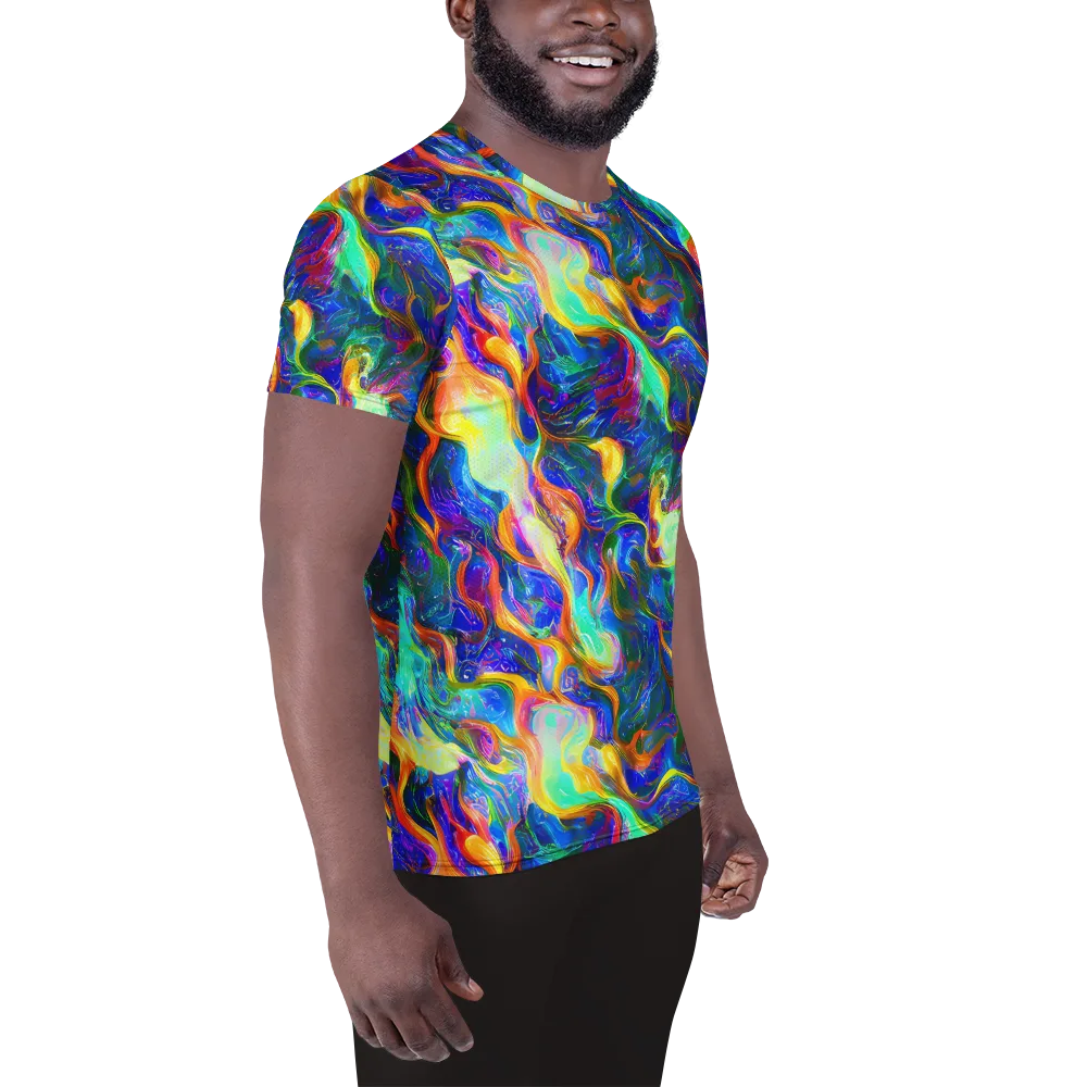Mango Glasshouse on Men's Athletic T-Shirt — Right