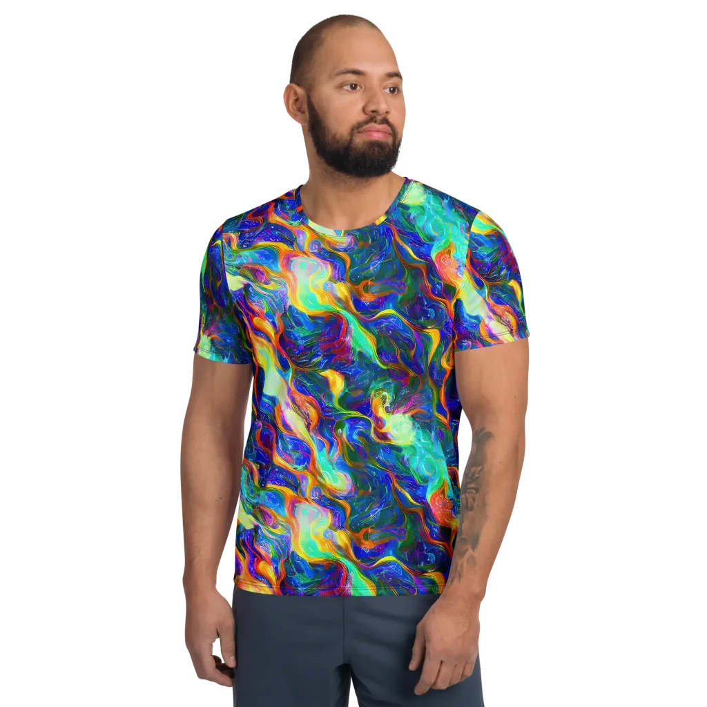 Mango Glasshouse on Men's Athletic T-Shirt — Front