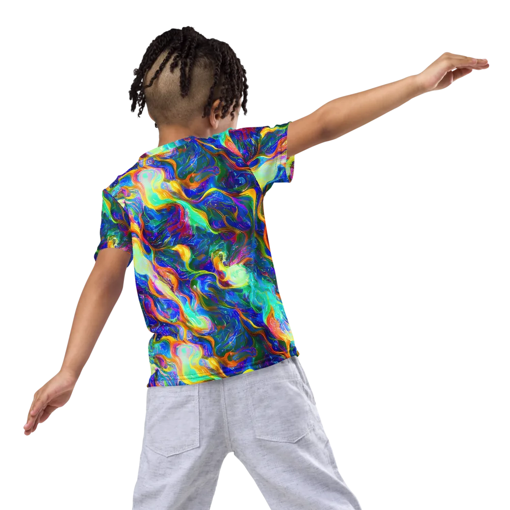 Mango Glasshouse on Kids Crew Neck T-Shirt — Back