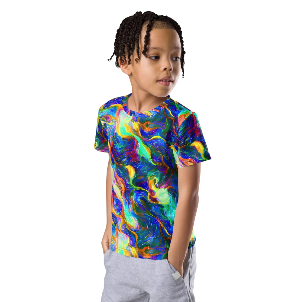 Mango Glasshouse on Kids Crew Neck T-Shirt — Left Front