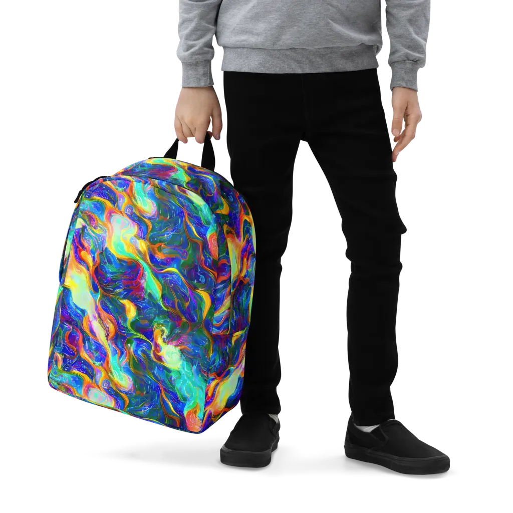 Mango Glasshouse on Minimalist Backpack — Zoomed-in