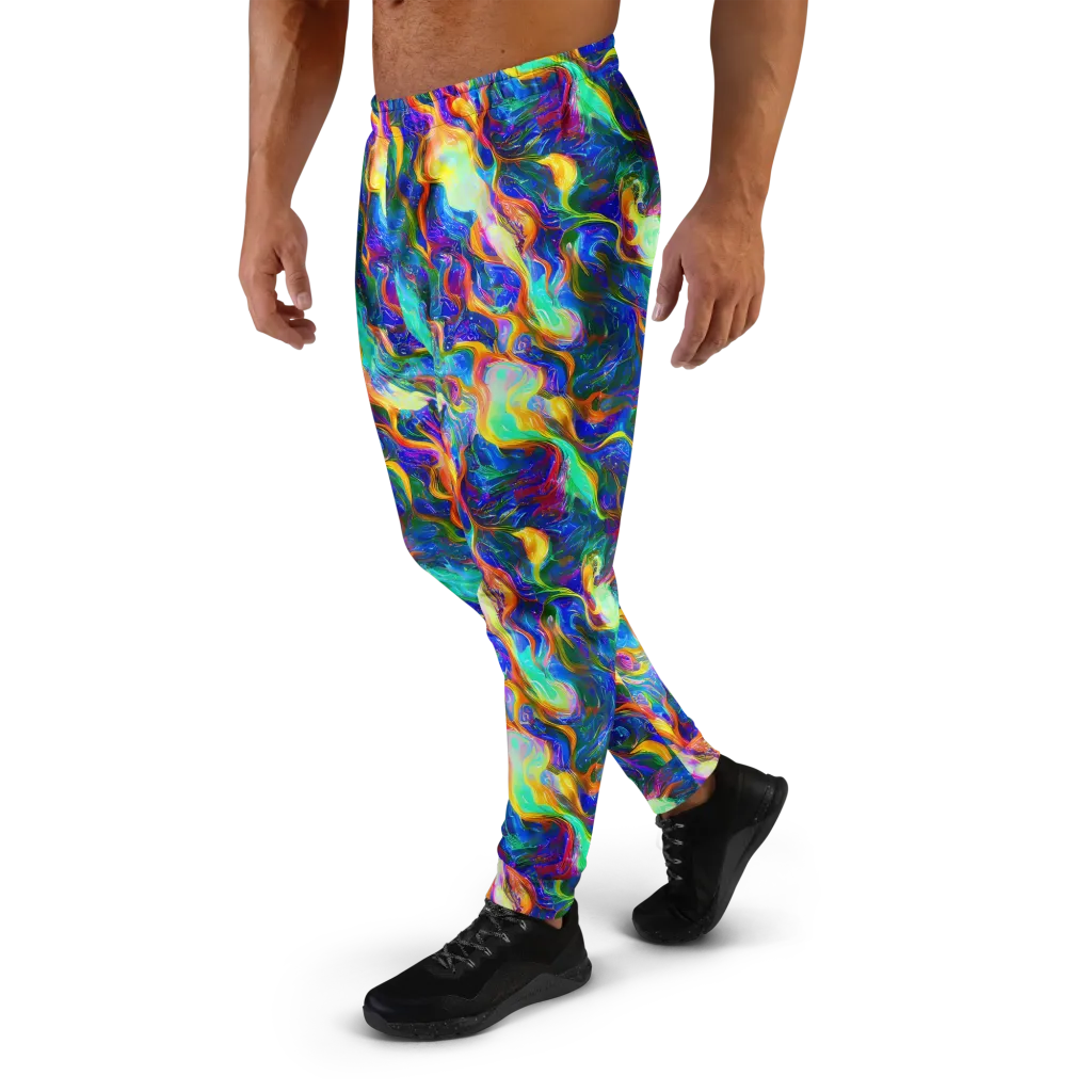 Mango Glasshouse on Men's Joggers — Left