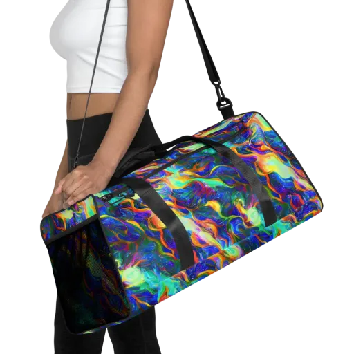 Mango Glasshouse on a Duffle Bag