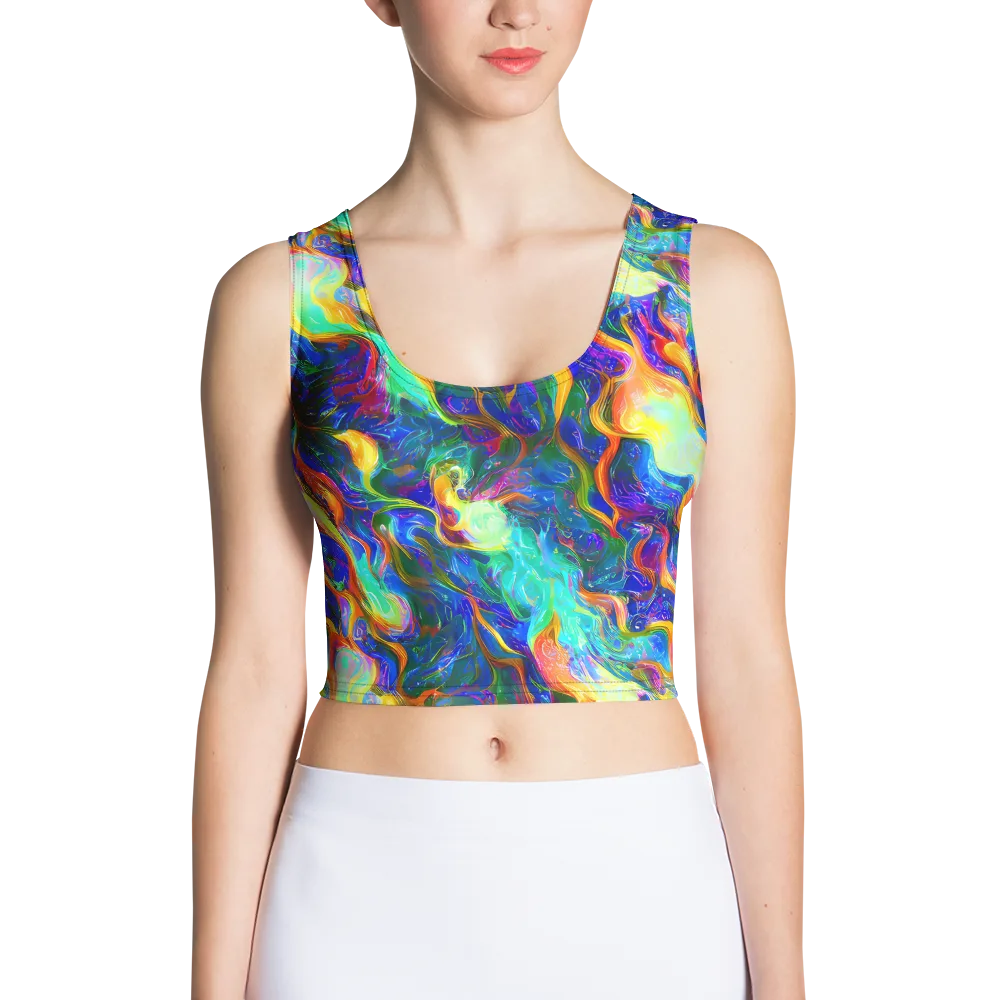 Mango Glasshouse on Crop Top — Front