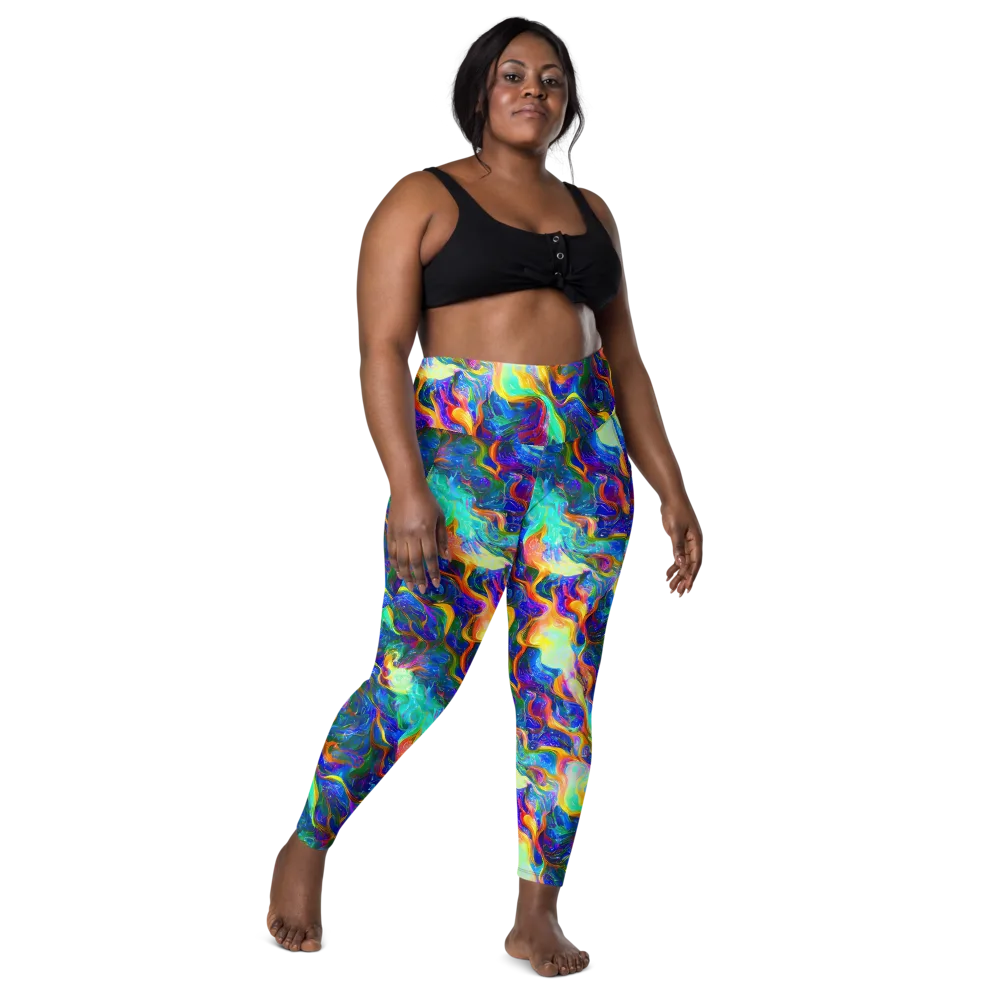 Mango Glasshouse on Leggings with Pockets — Front