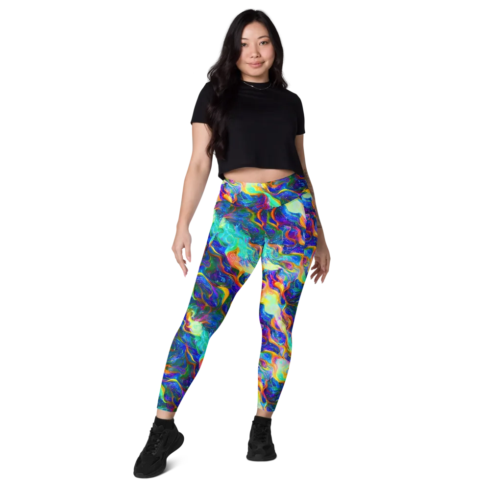 Mango Glasshouse on Leggings with Pockets — Front