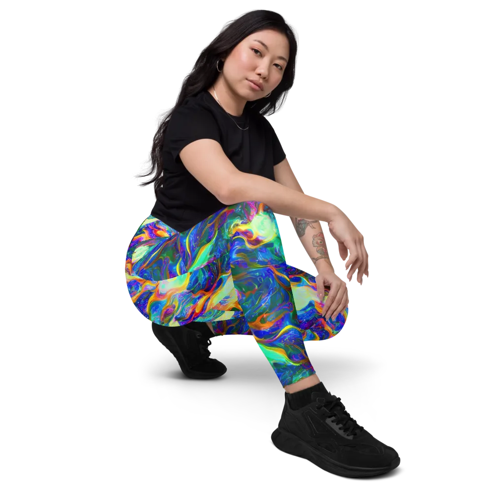 Mango Glasshouse on Leggings with Pockets — Right Front