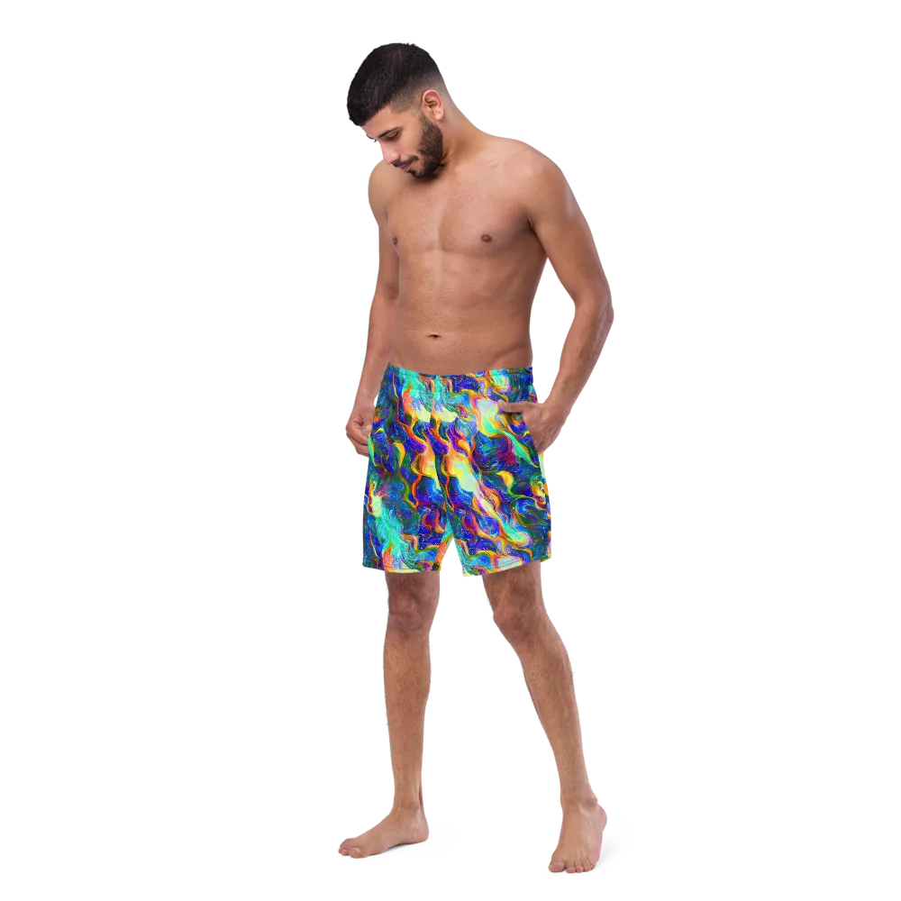 Mango Glasshouse on Swim Trunks — Left Front