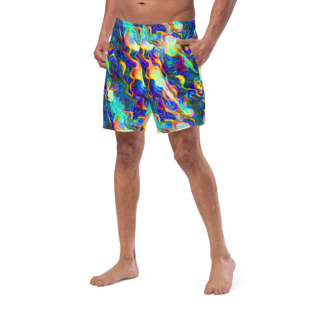 Mango Glasshouse on Swim Trunks — Left Front