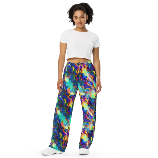 Mango Glasshouse on a Wide-Leg Pants