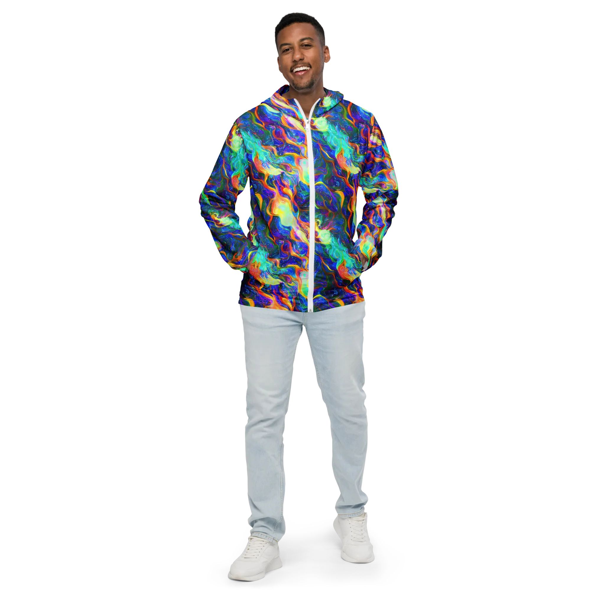 Mango Glasshouse on Men's Windbreaker — Front