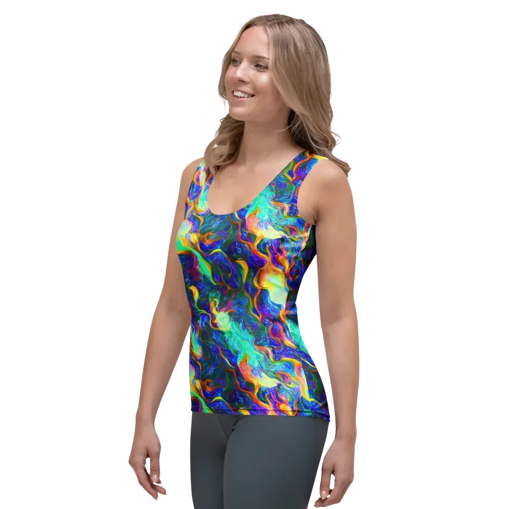 Mango Glasshouse on Women's Tank Top — Left Front
