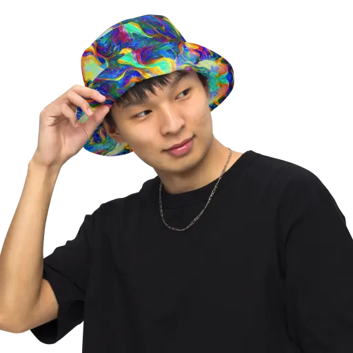 Mango Glasshouse on a Reversible Bucket Hat