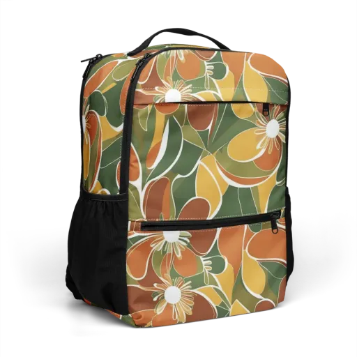 Autumn Bloom on a Utility Backpack