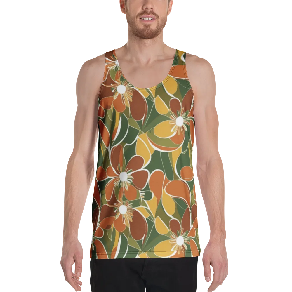 Autumn Bloom on Men's Tank Top — Front