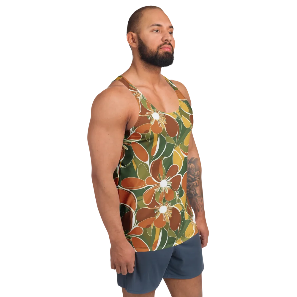 Autumn Bloom on Men's Tank Top — Right Front