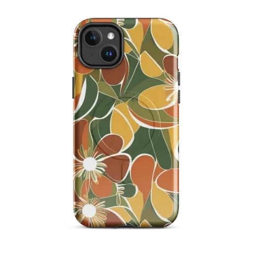 Autumn Bloom on a MagSafe Tough Case for iPhone®