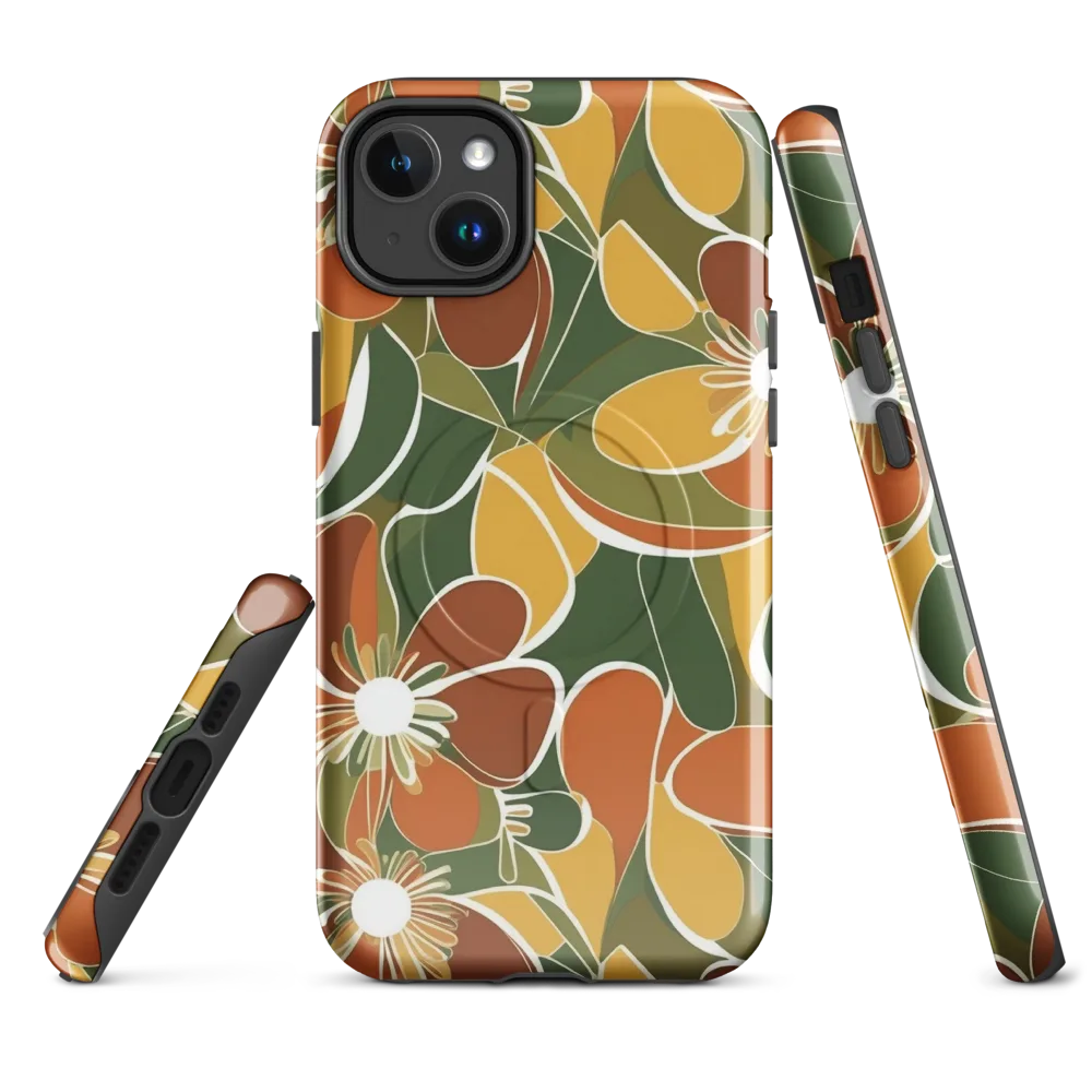Autumn Bloom on MagSafe Tough Case for iPhone® — Front