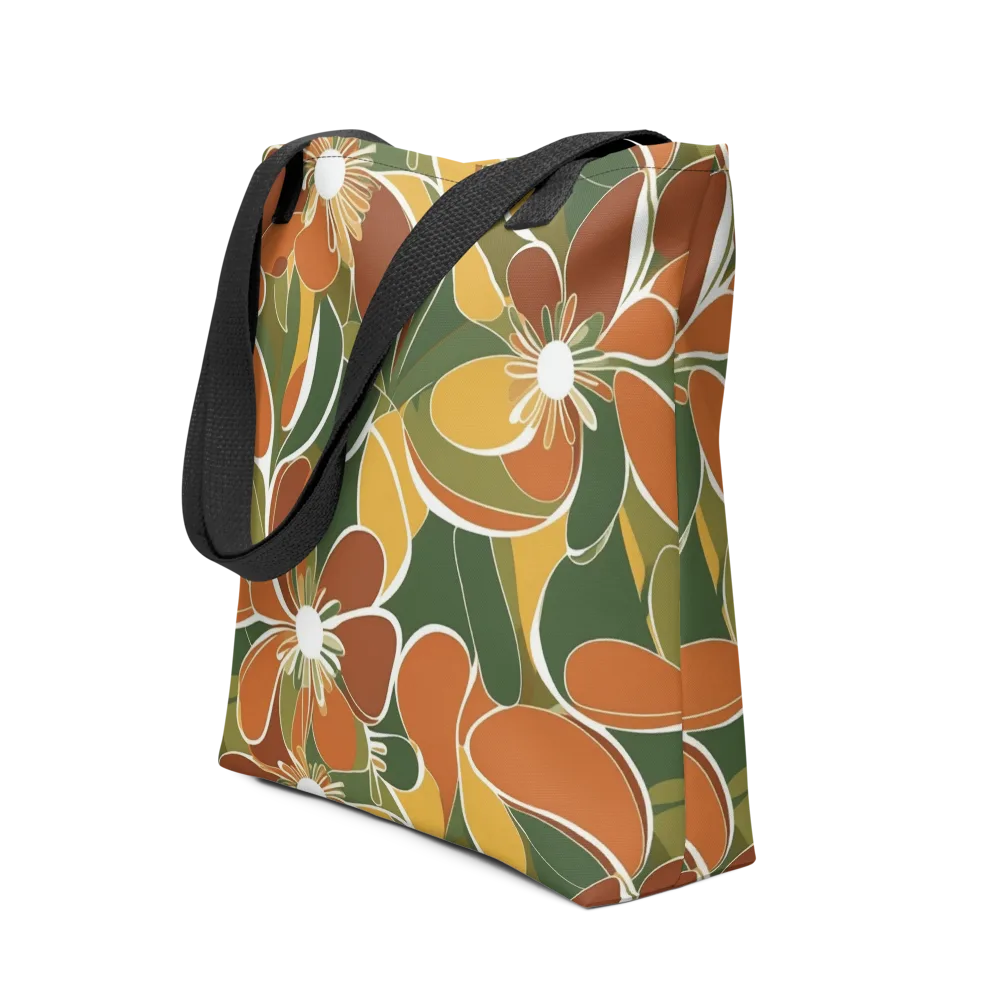 Autumn Bloom on Tote Bag — Front