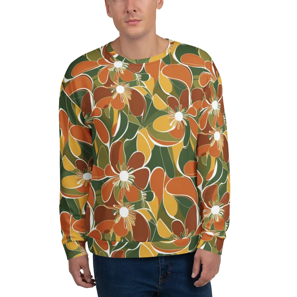 Autumn Bloom on Sweatshirt — Front