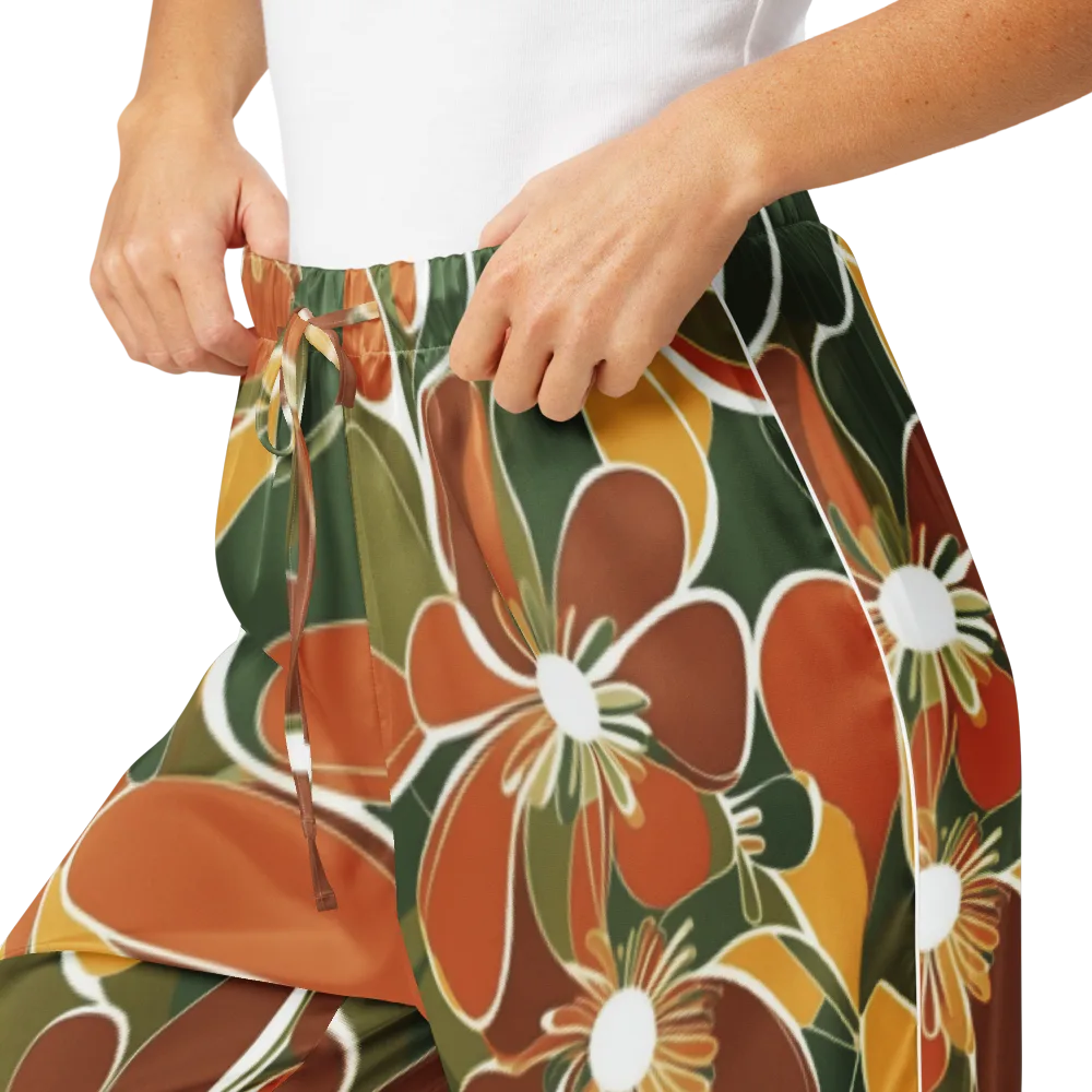 Autumn Bloom on Women's Pajama Pants — Product details