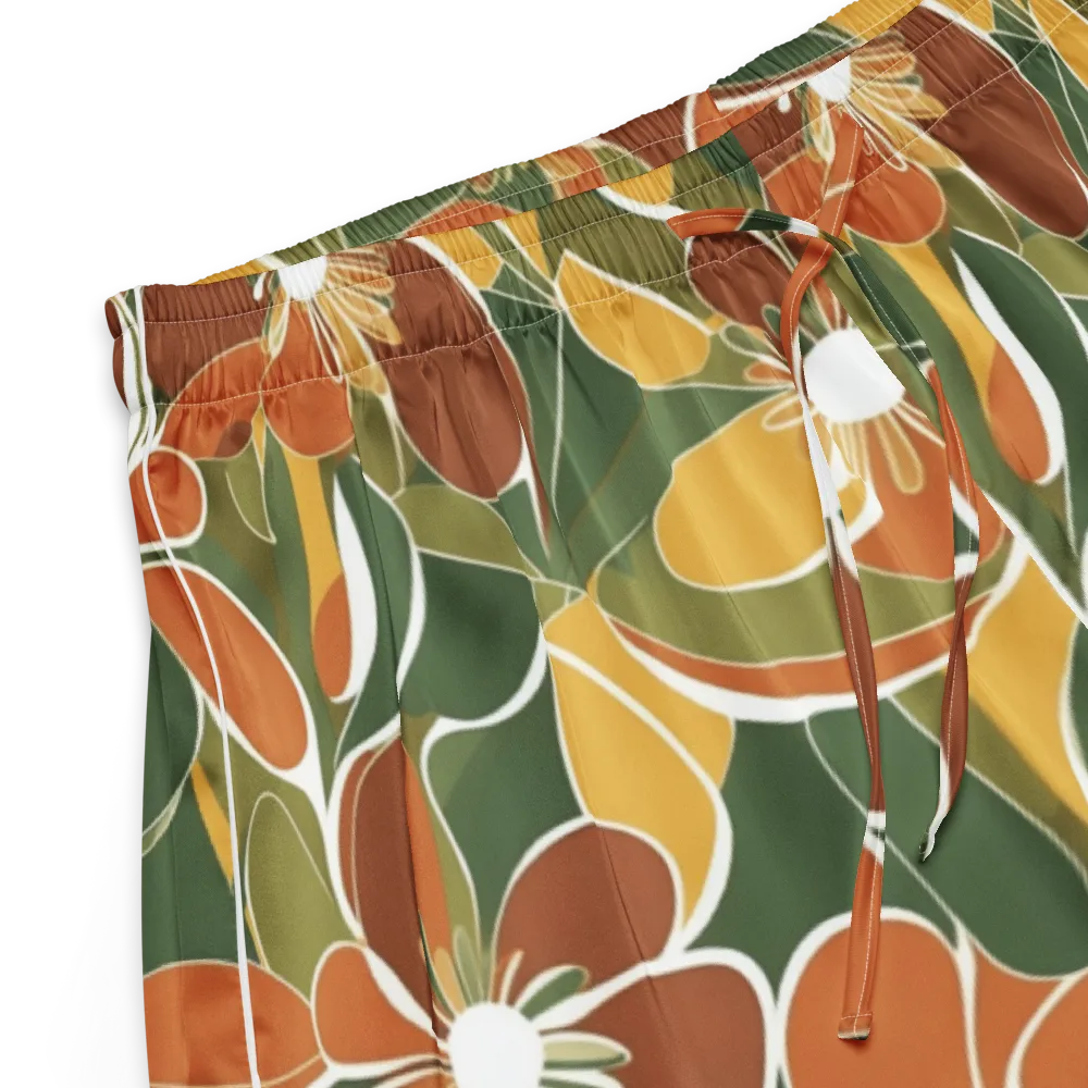 Autumn Bloom on Women's Pajama Shorts — Product details
