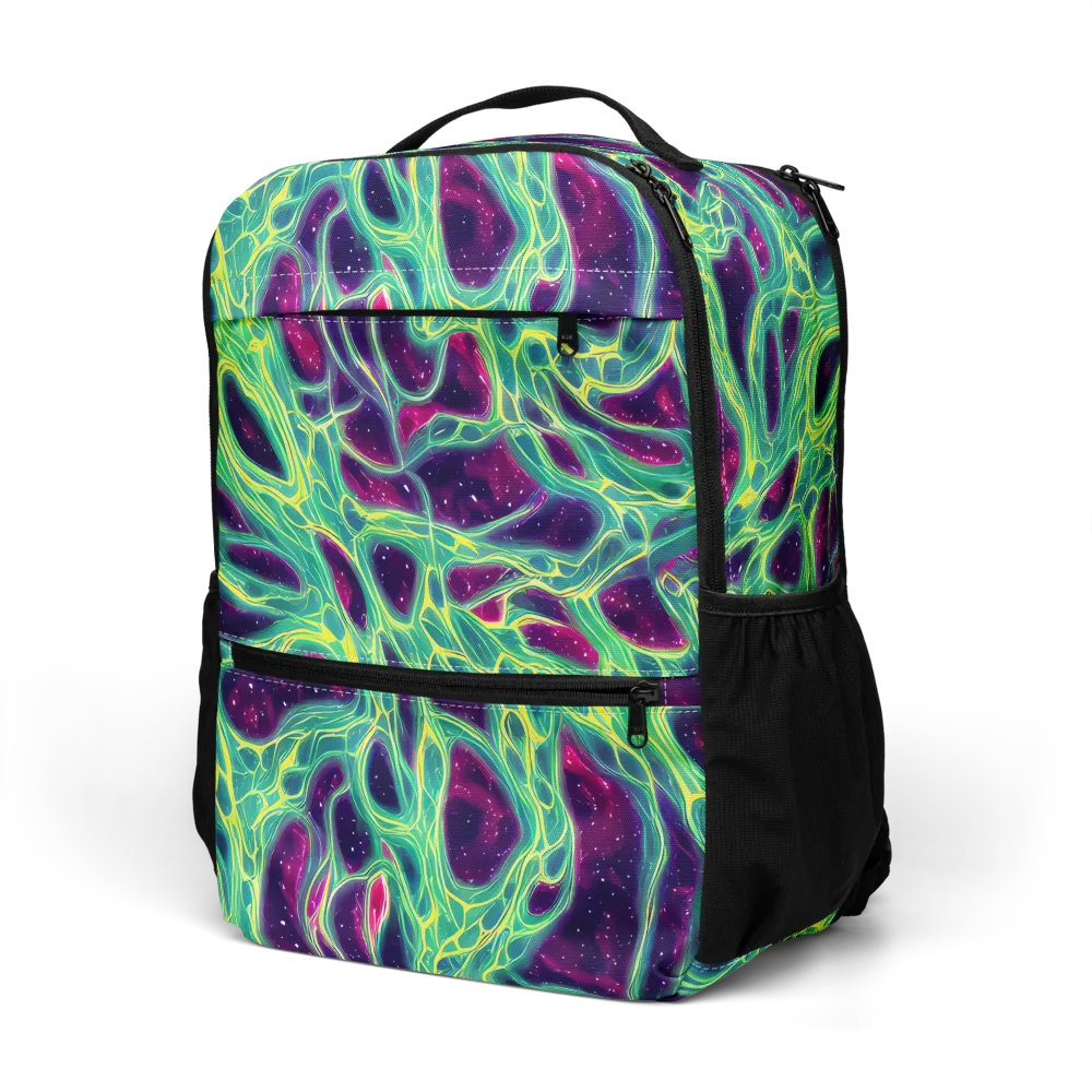 Luminous Synapse on Utility Backpack — Left Front
