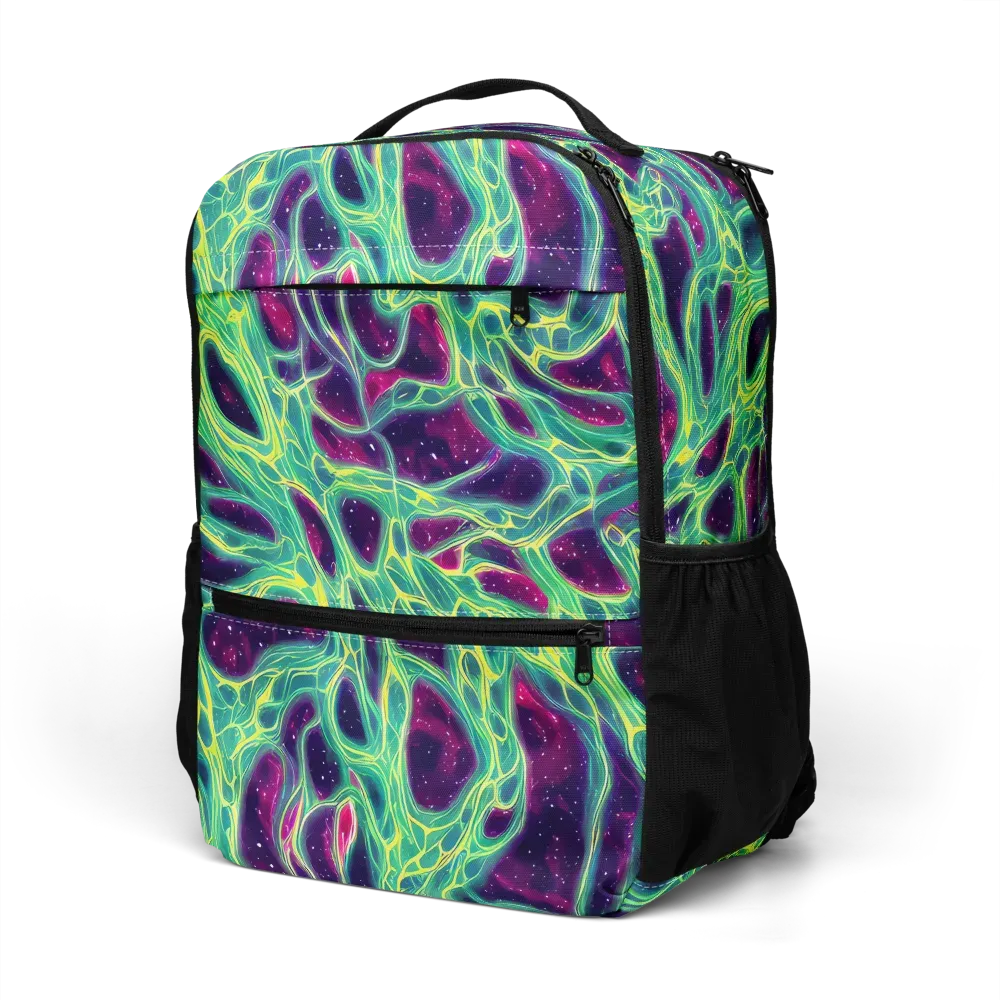 Luminous Synapse on Utility Backpack — Left Front