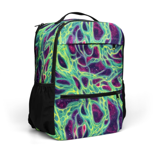 Luminous Synapse on a Utility Backpack