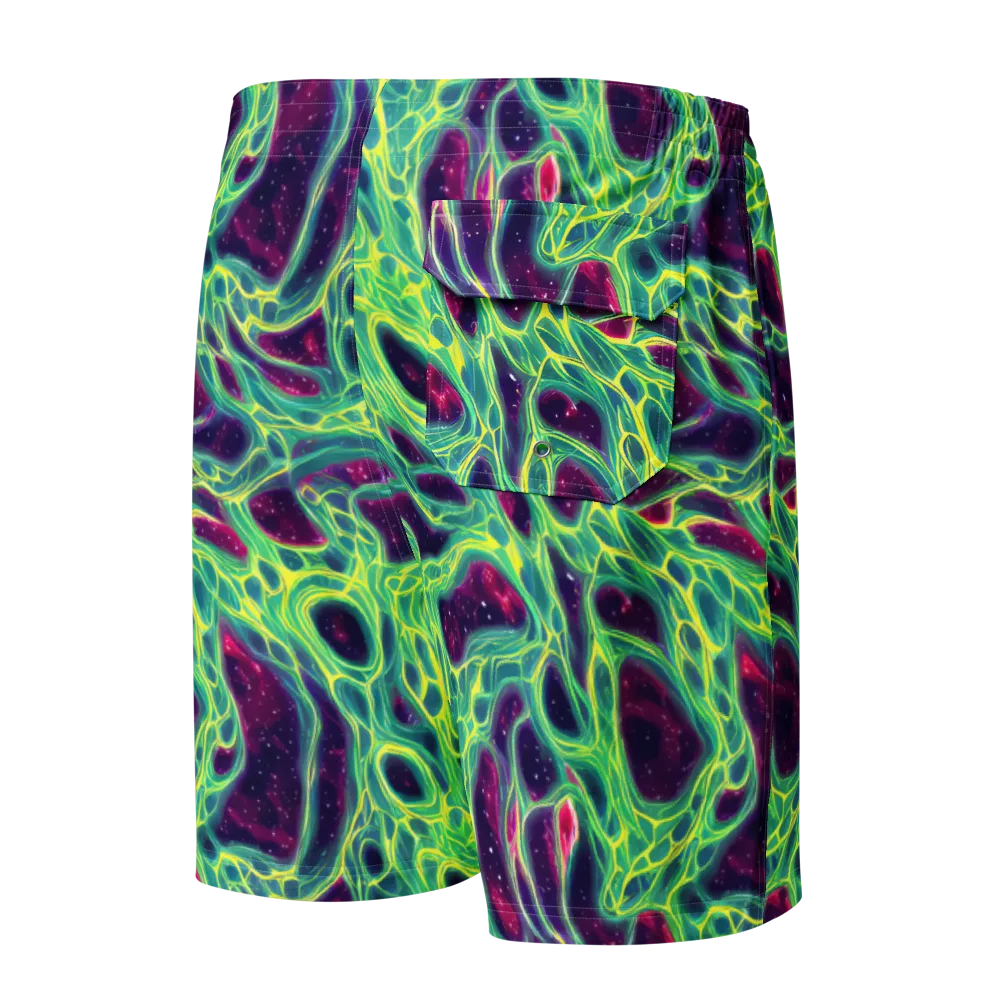 Luminous Synapse on Men's Board Shorts — Back