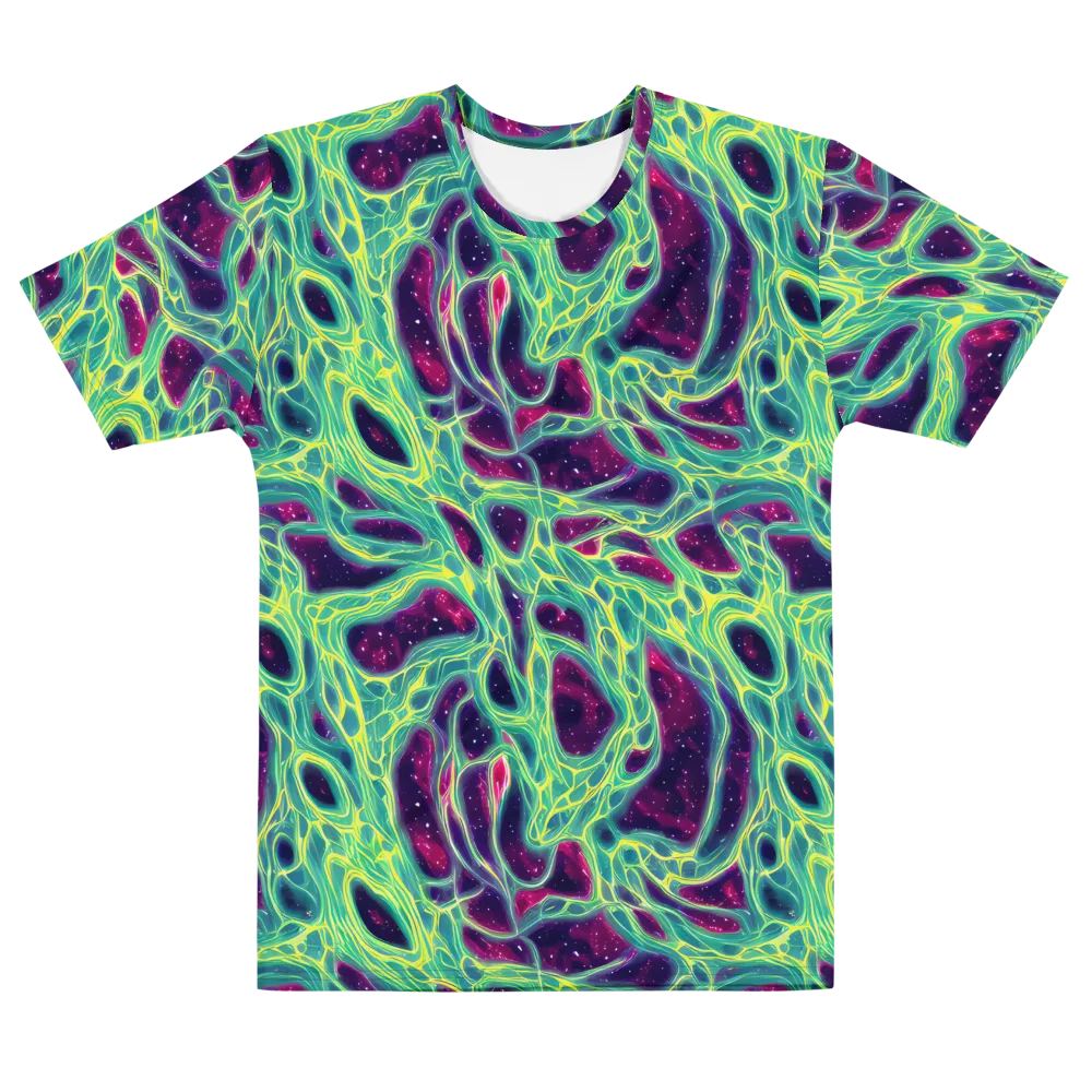 Luminous Synapse on Men's Cotton Crew Neck T-Shirt — Front