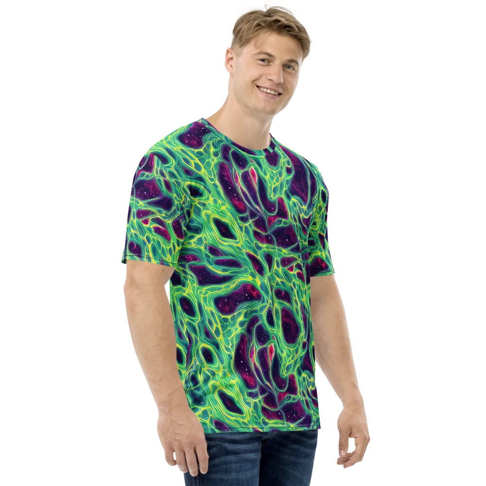Luminous Synapse on Men's Crew Neck T-Shirt — Right