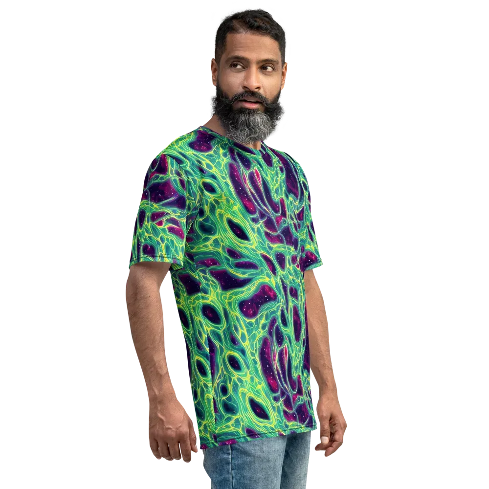 Luminous Synapse on Men's Crew Neck T-Shirt — Right