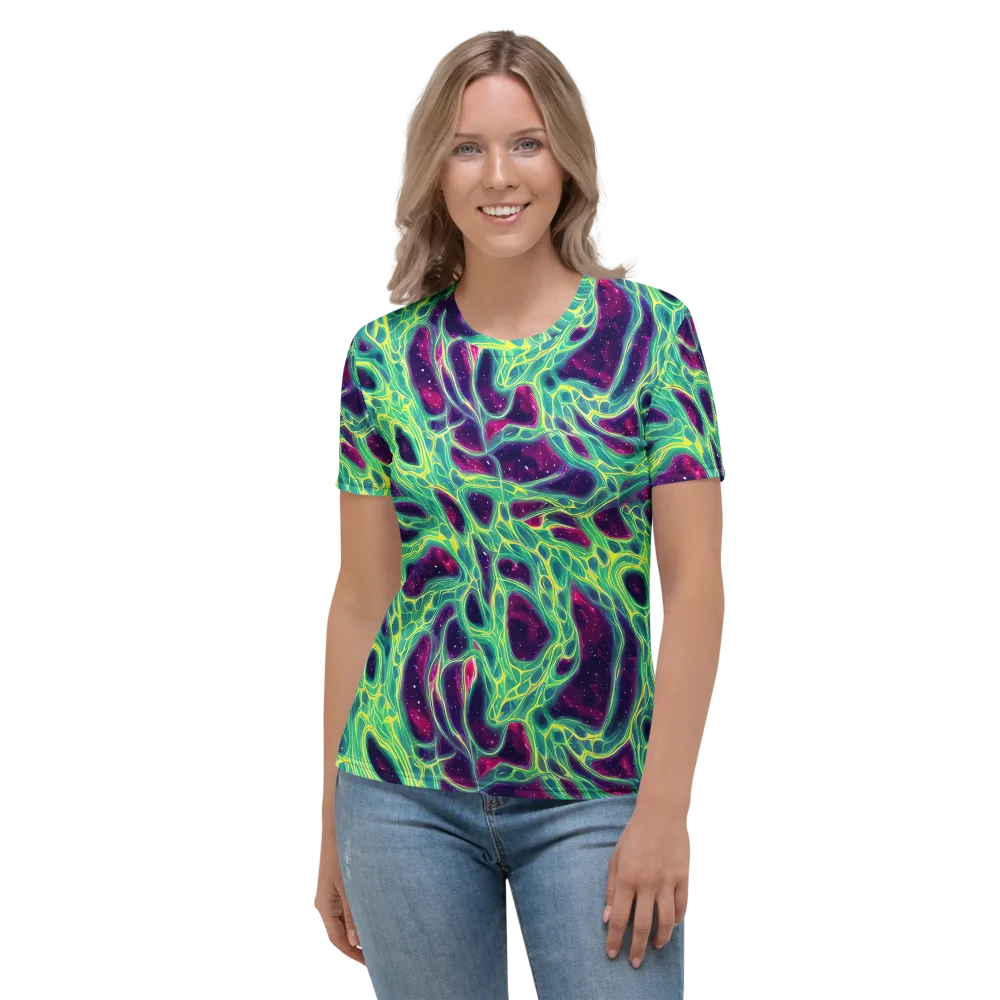 Luminous Synapse on Women's Crew Neck T-Shirt — Front