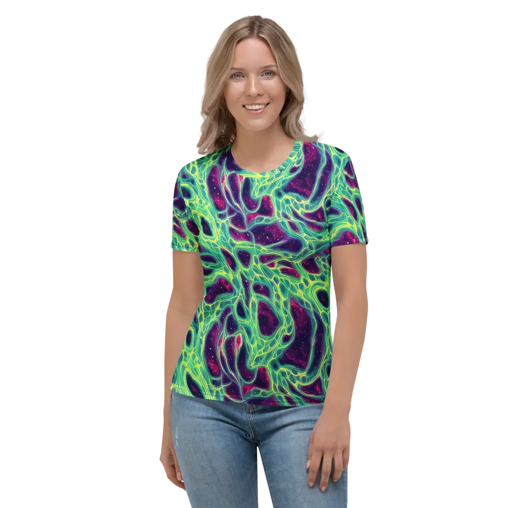 Luminous Synapse on Women's Crew Neck T-Shirt — Front