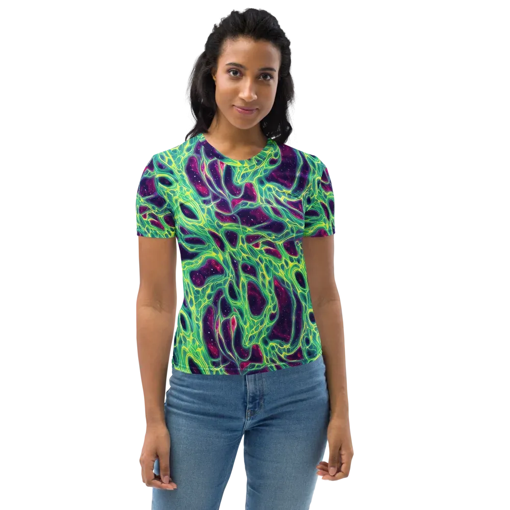 Luminous Synapse on Women's Crew Neck T-Shirt — Front