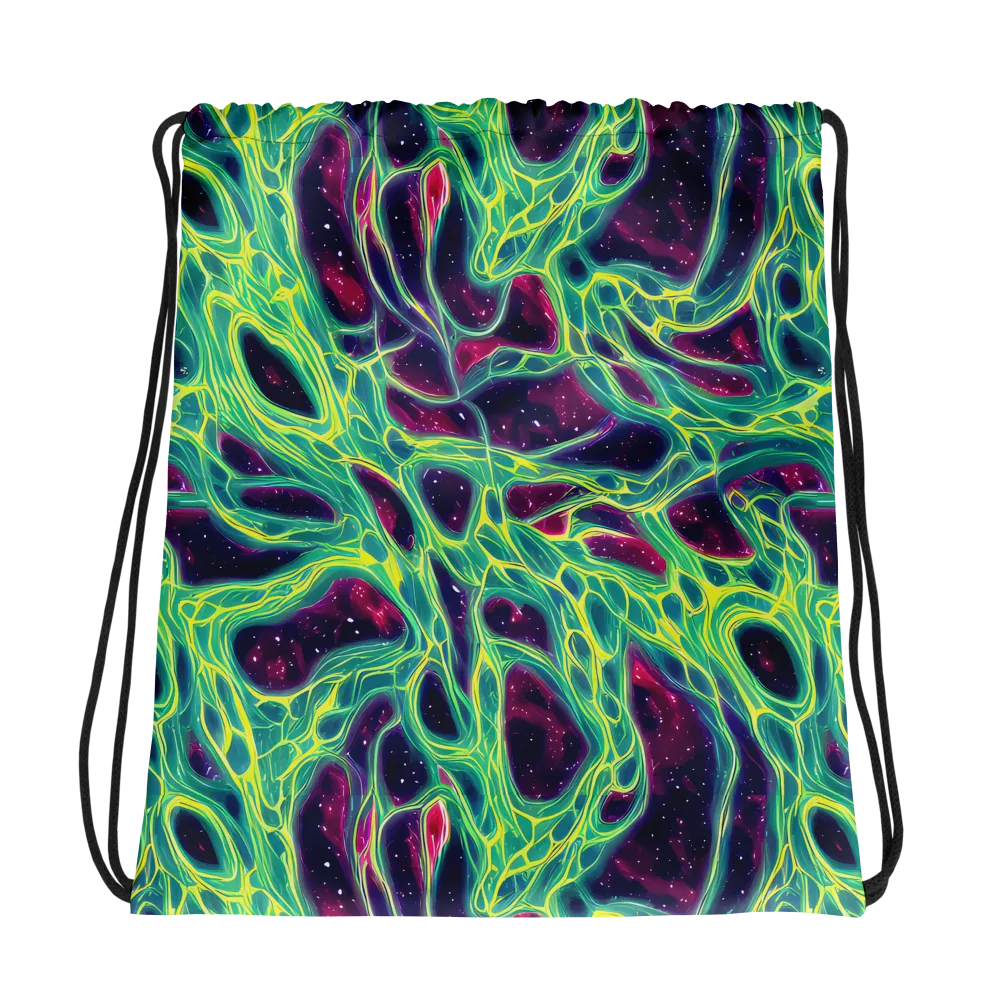 Luminous Synapse on Drawstring Bag — Photo