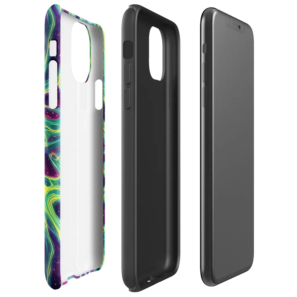 Luminous Synapse on Tough Case for iPhone® — Right