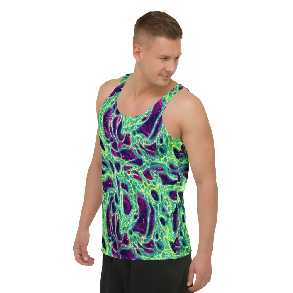 Luminous Synapse on Men's Tank Top — Left Front