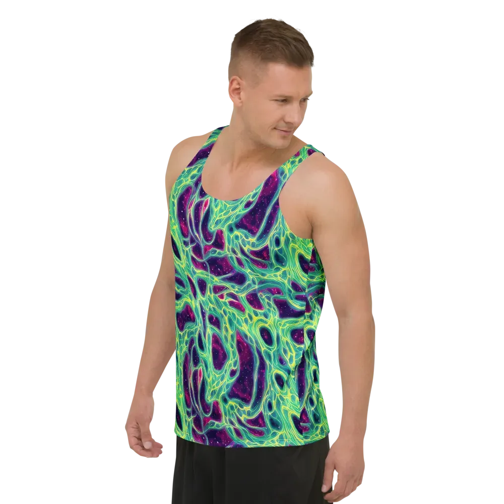 Luminous Synapse on Men's Tank Top — Left Front