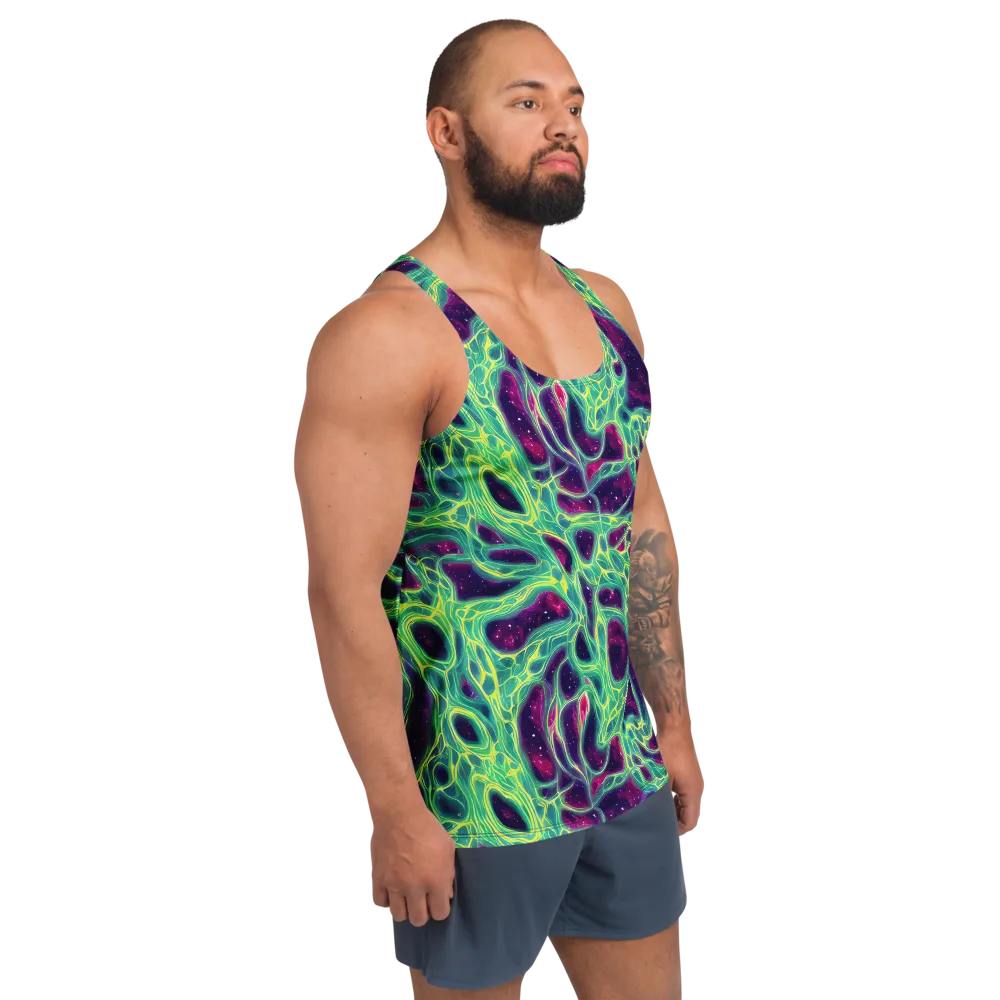 Luminous Synapse on Men's Tank Top — Right Front