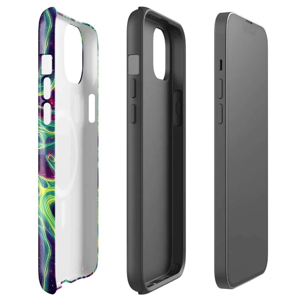 Luminous Synapse on MagSafe Tough Case for iPhone® — Front