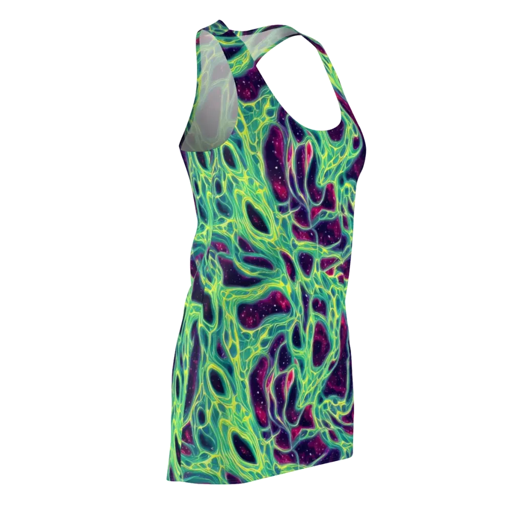 Luminous Synapse on Racerback Dress — Front Side