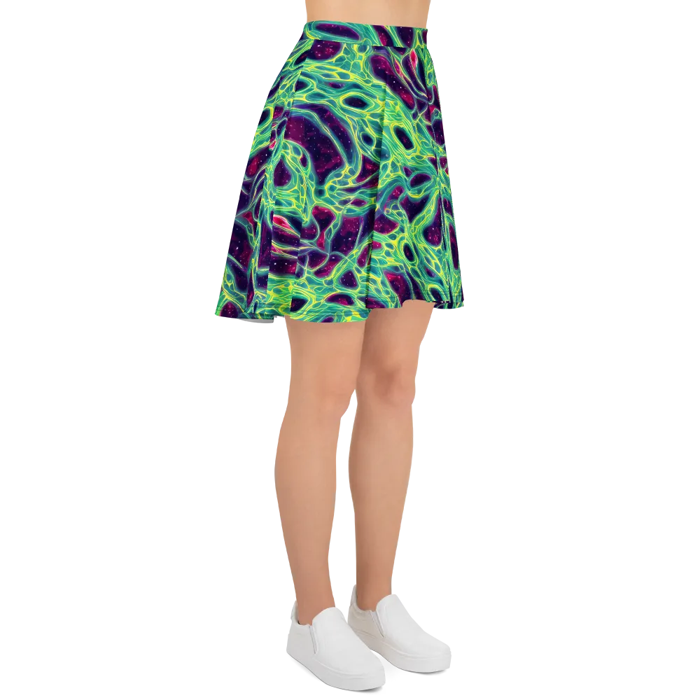 Luminous Synapse on Skater Skirt — Right