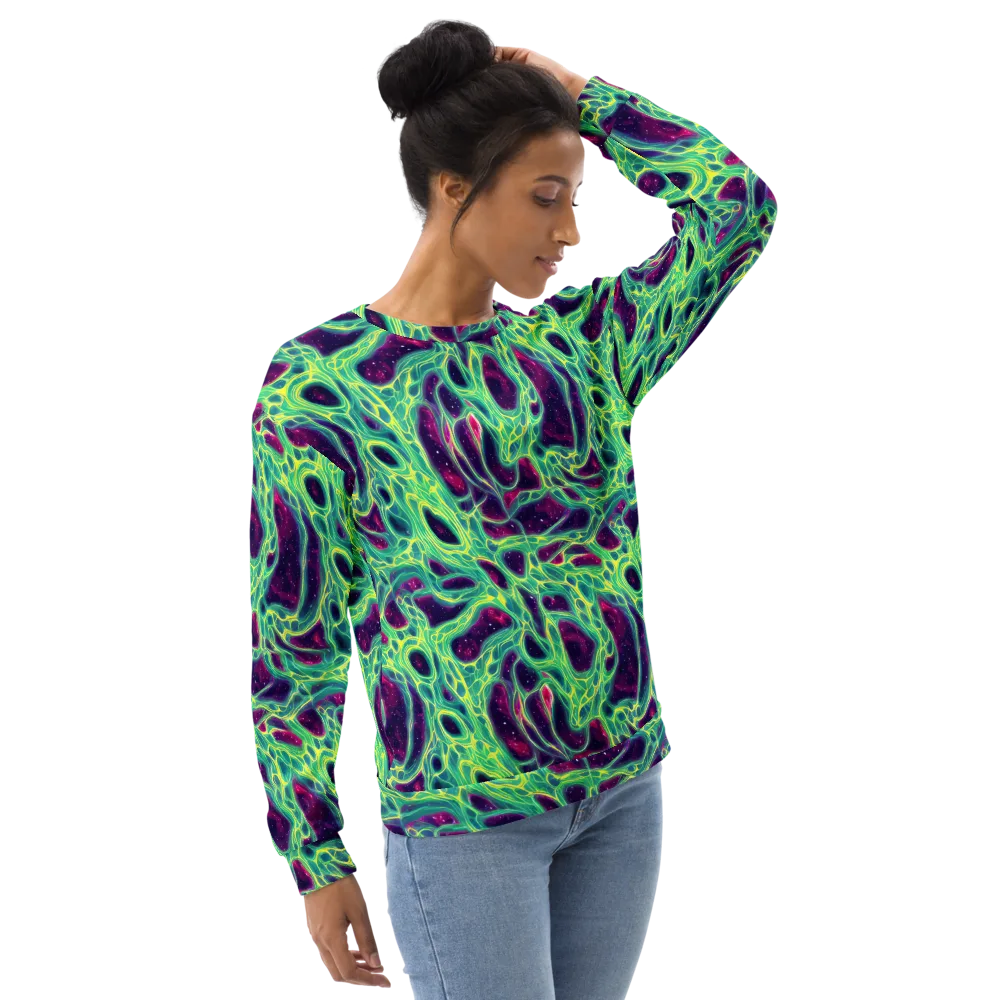 Luminous Synapse on Sweatshirt — Right Front
