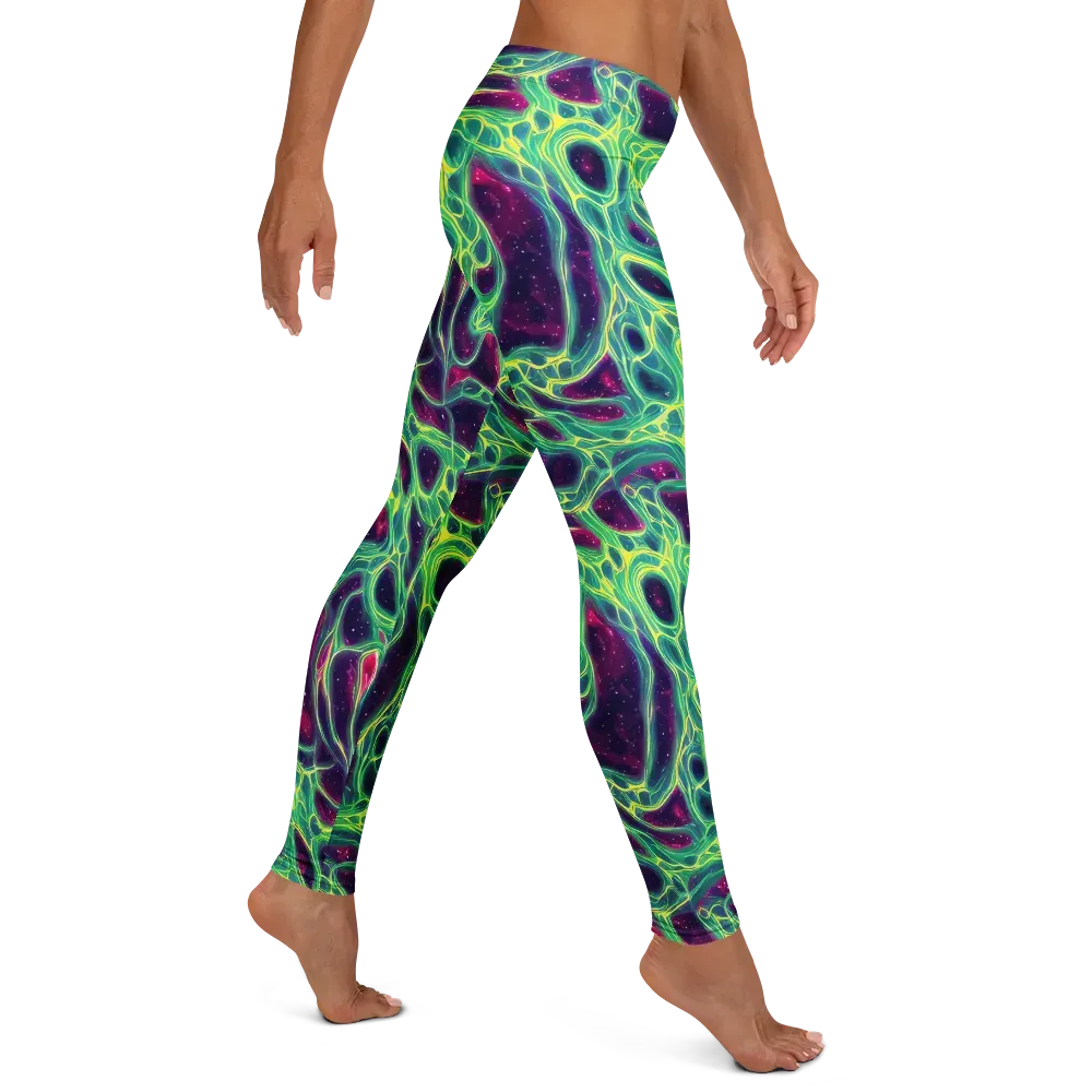 Luminous Synapse on Leggings — Right