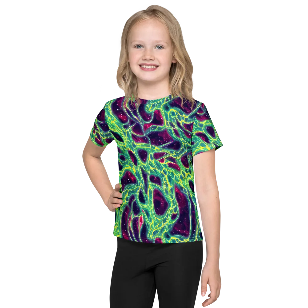 Luminous Synapse on Kids Crew Neck T-Shirt — Front