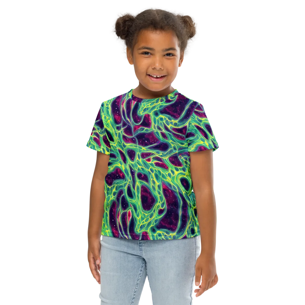Luminous Synapse on Kids Crew Neck T-Shirt — Front